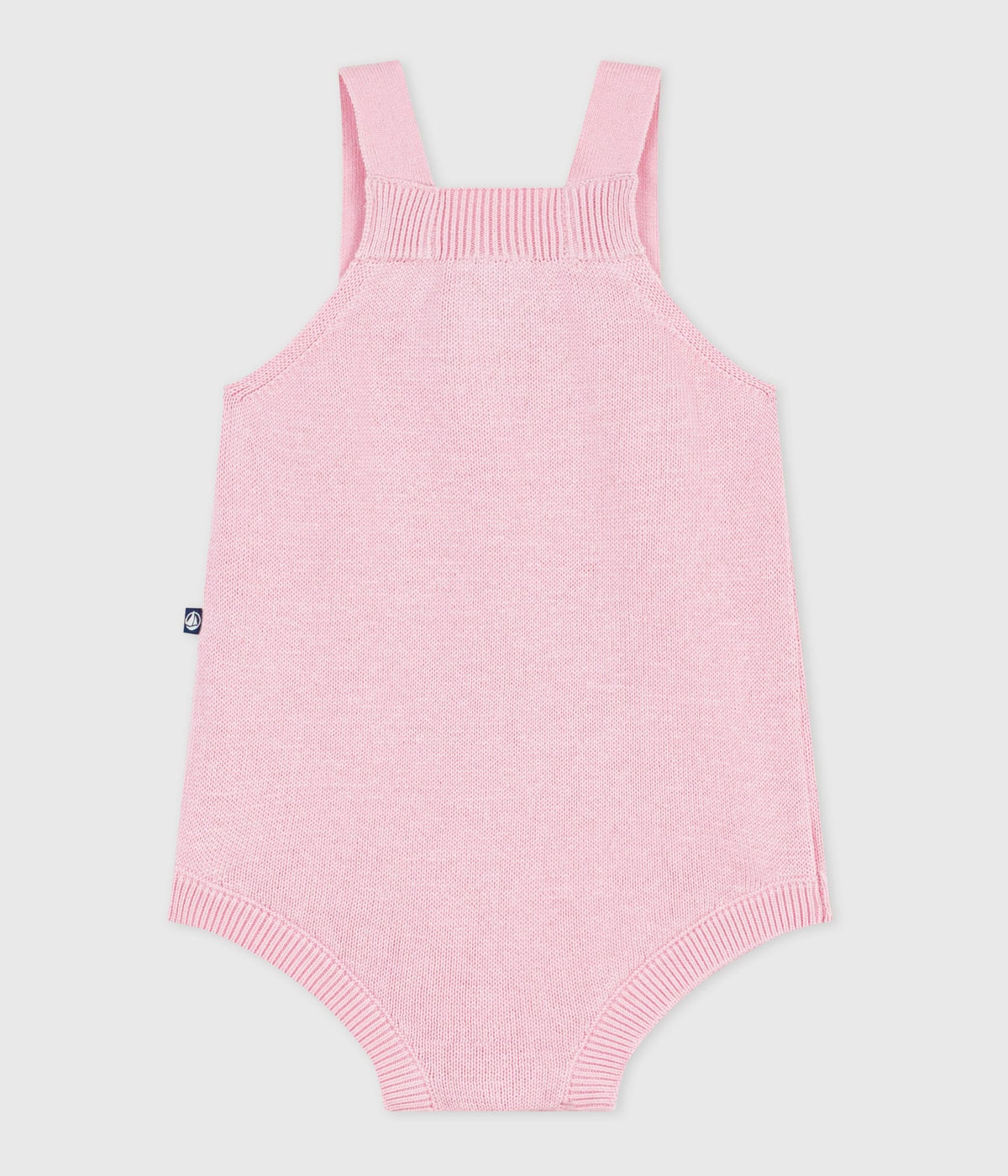 Combinaison courte bébé en tricot de coton ajouré – D1