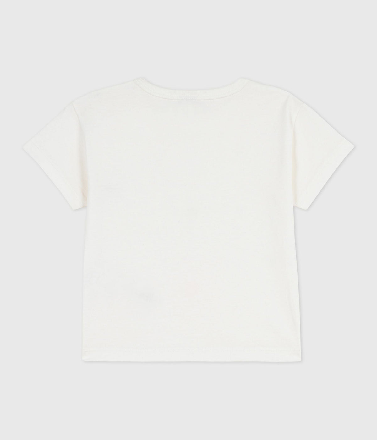 Tee-shirt bébé en coton à manches courtes, uni – D1