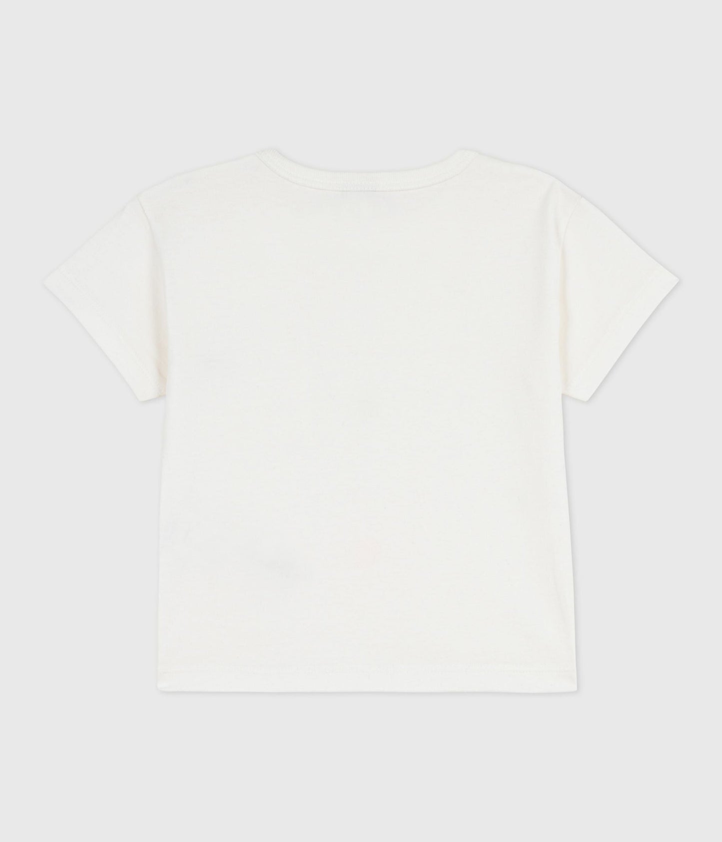 Tee-shirt bébé en coton à manches courtes, uni – D1