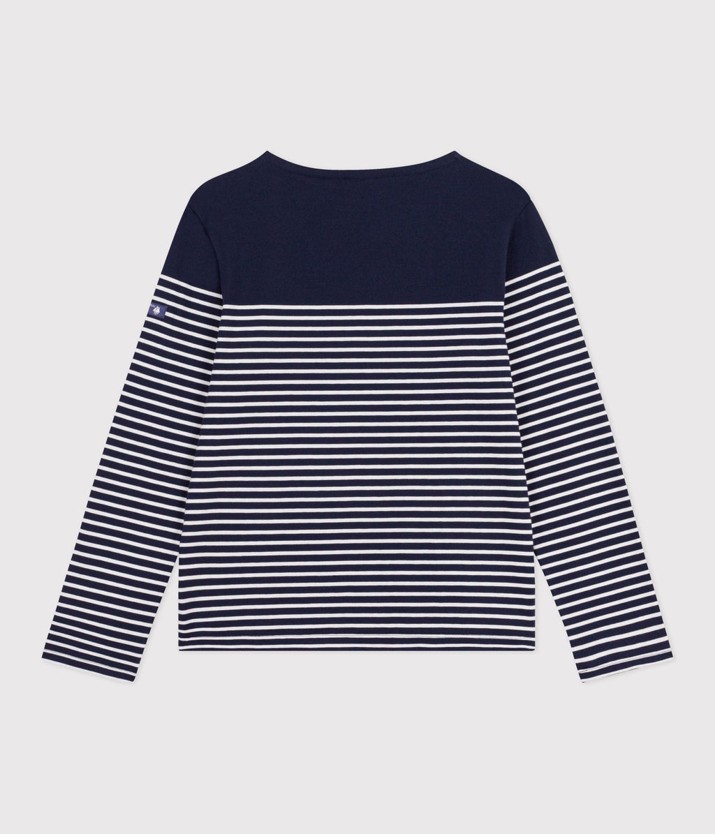 Marinière femme en coton à rayures – D1