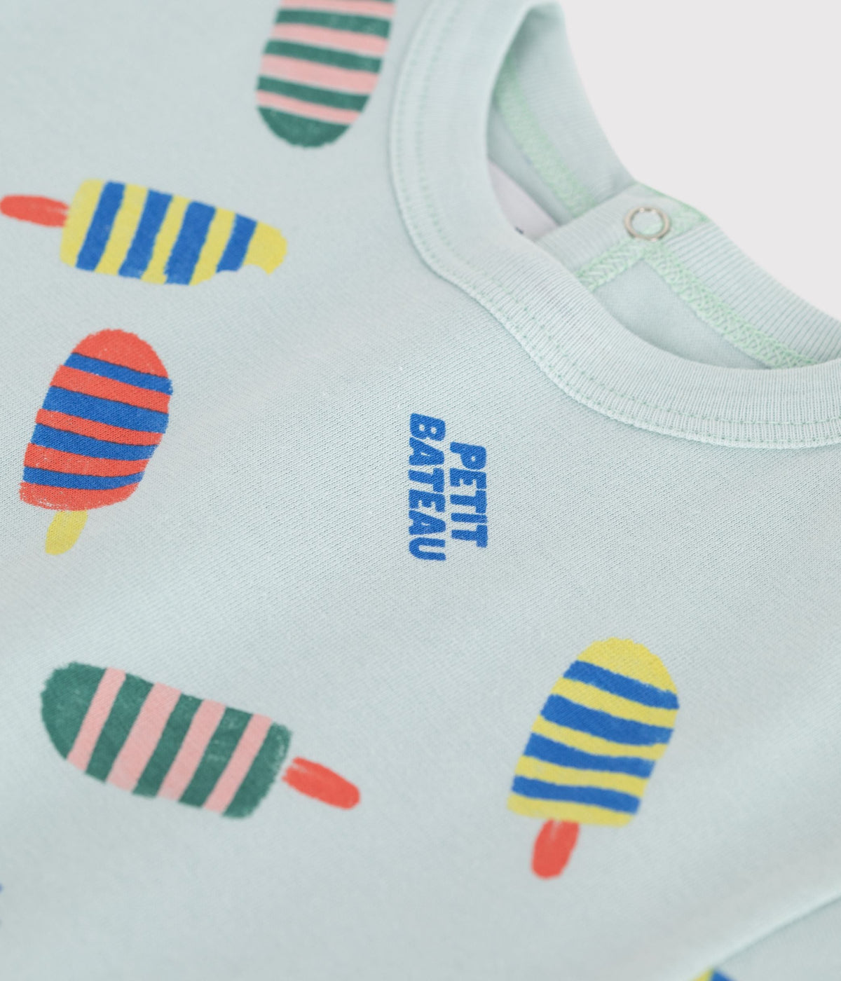 Tee-shirt bébé en coton à manches courtes, imprimé mouettes – Z1