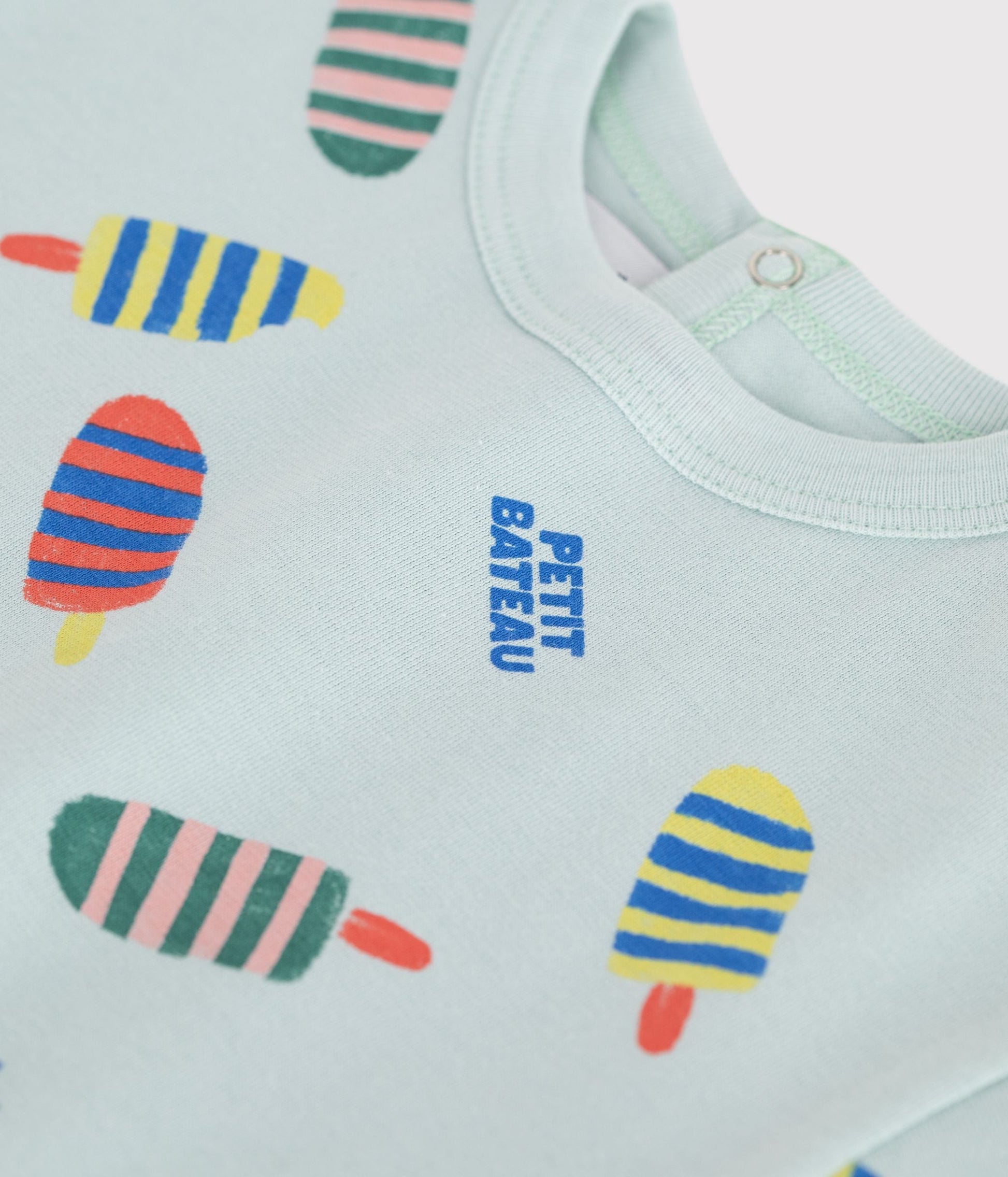 Tee-shirt bébé en coton à manches courtes, imprimé mouettes – Z1