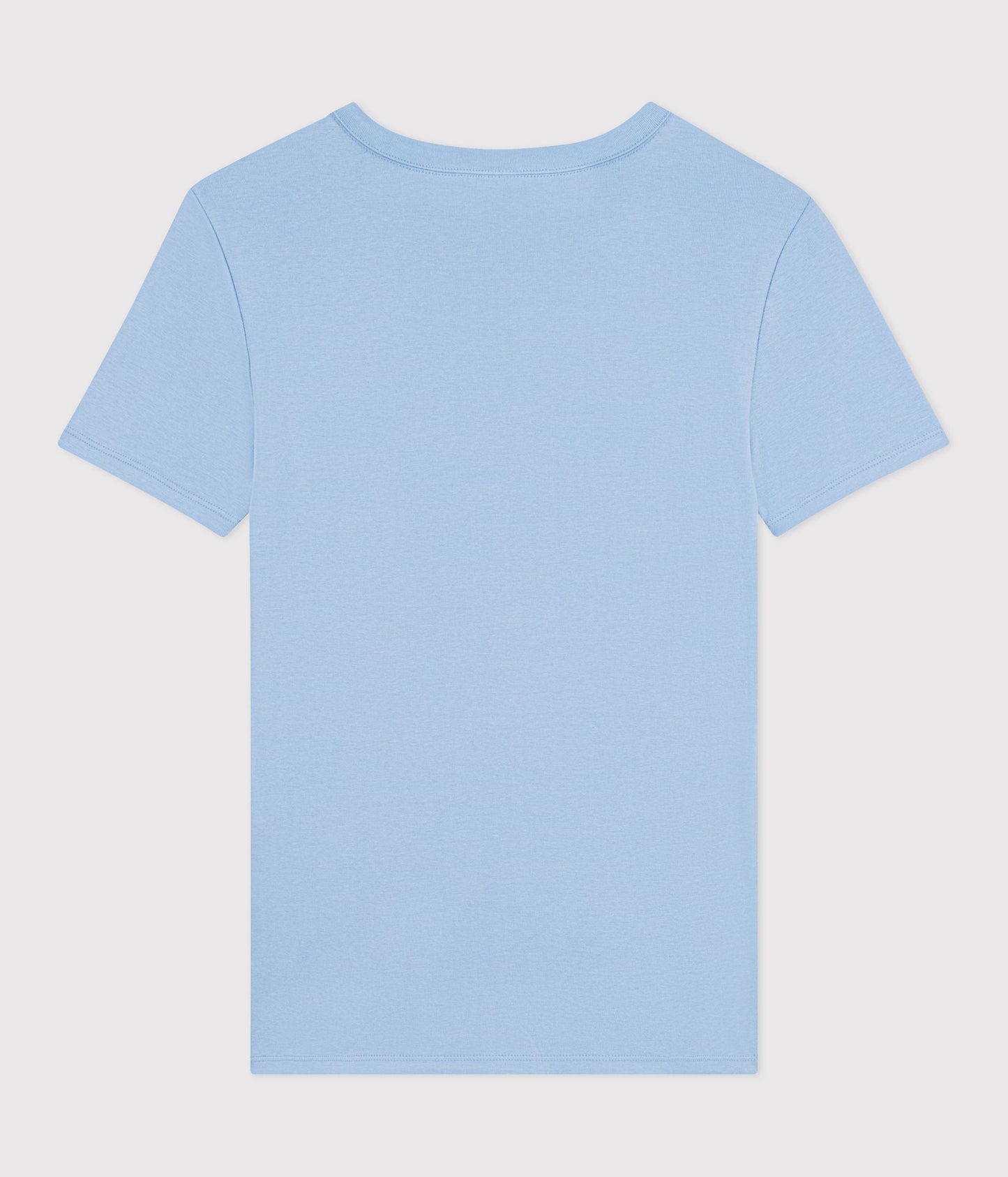 Tee-shirt femme en coton manches courtes uni – D1