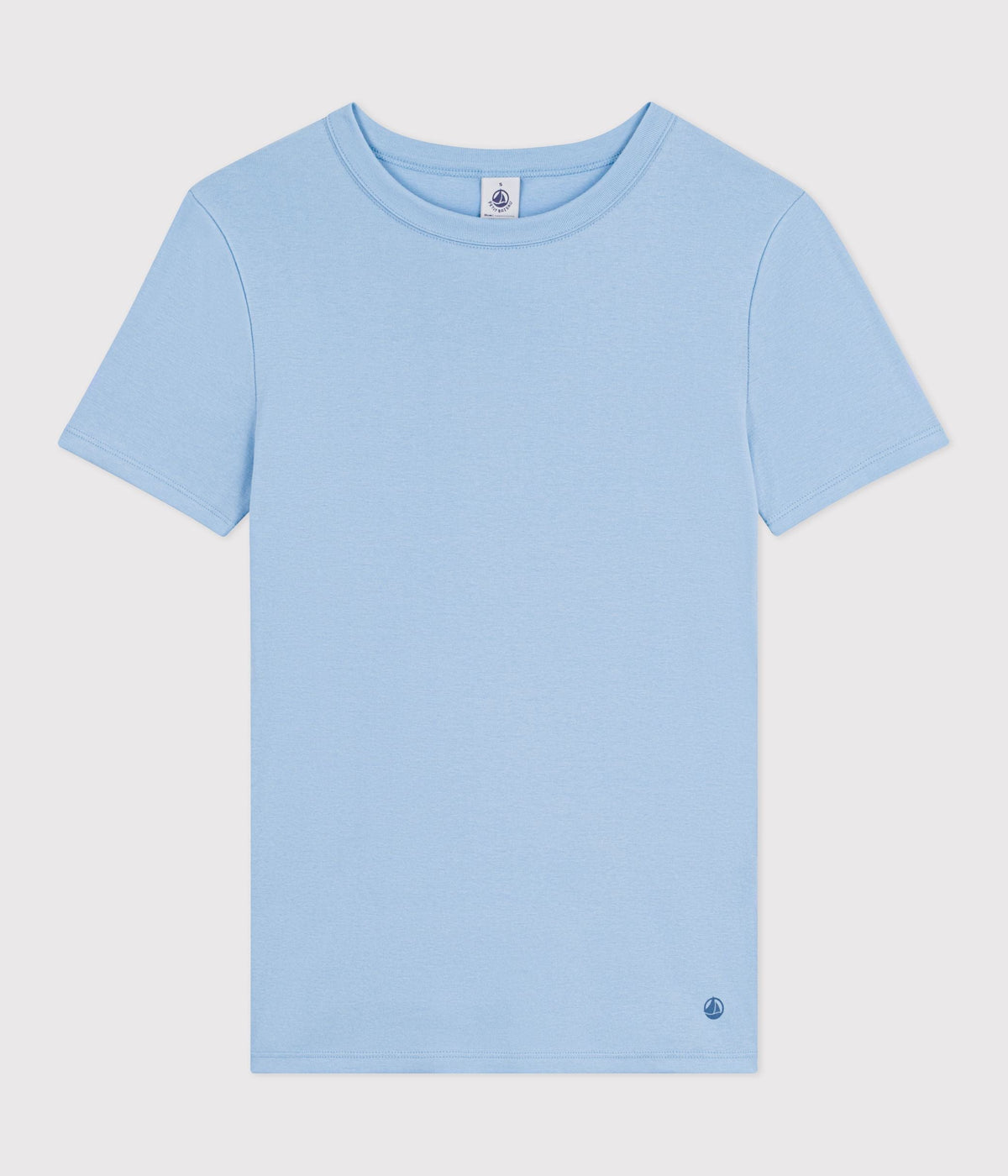 Tee-shirt femme en coton manches courtes uni – F1