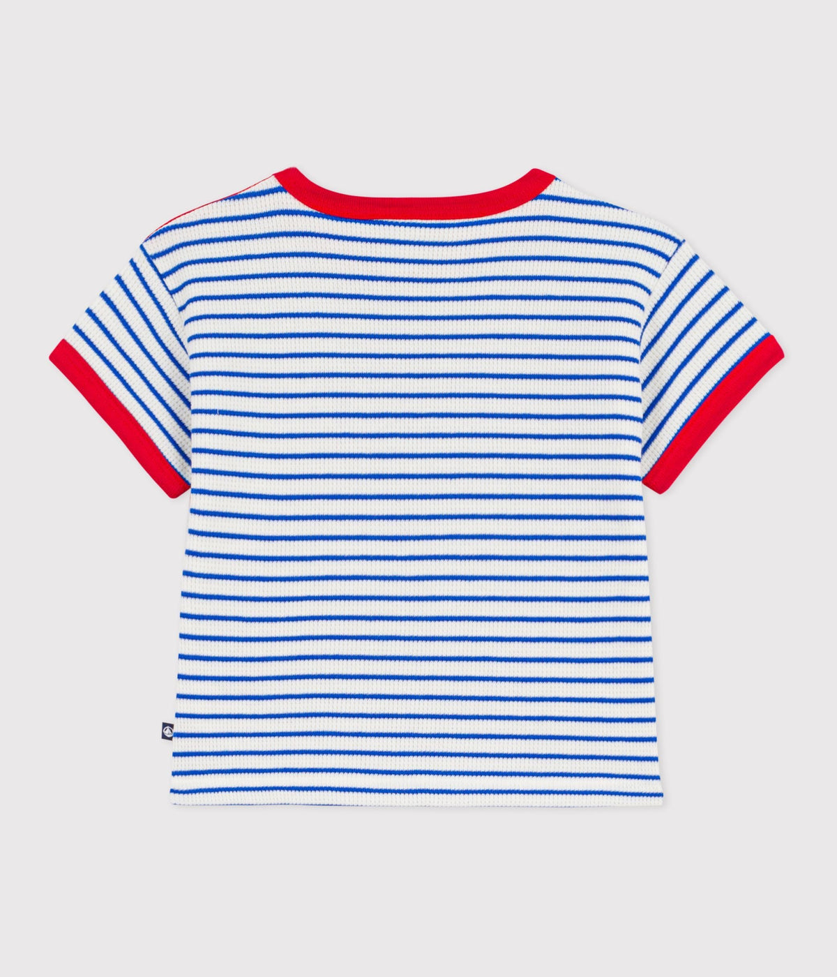 Tee-shirt bébé en coton manches courtes, rayé – D1