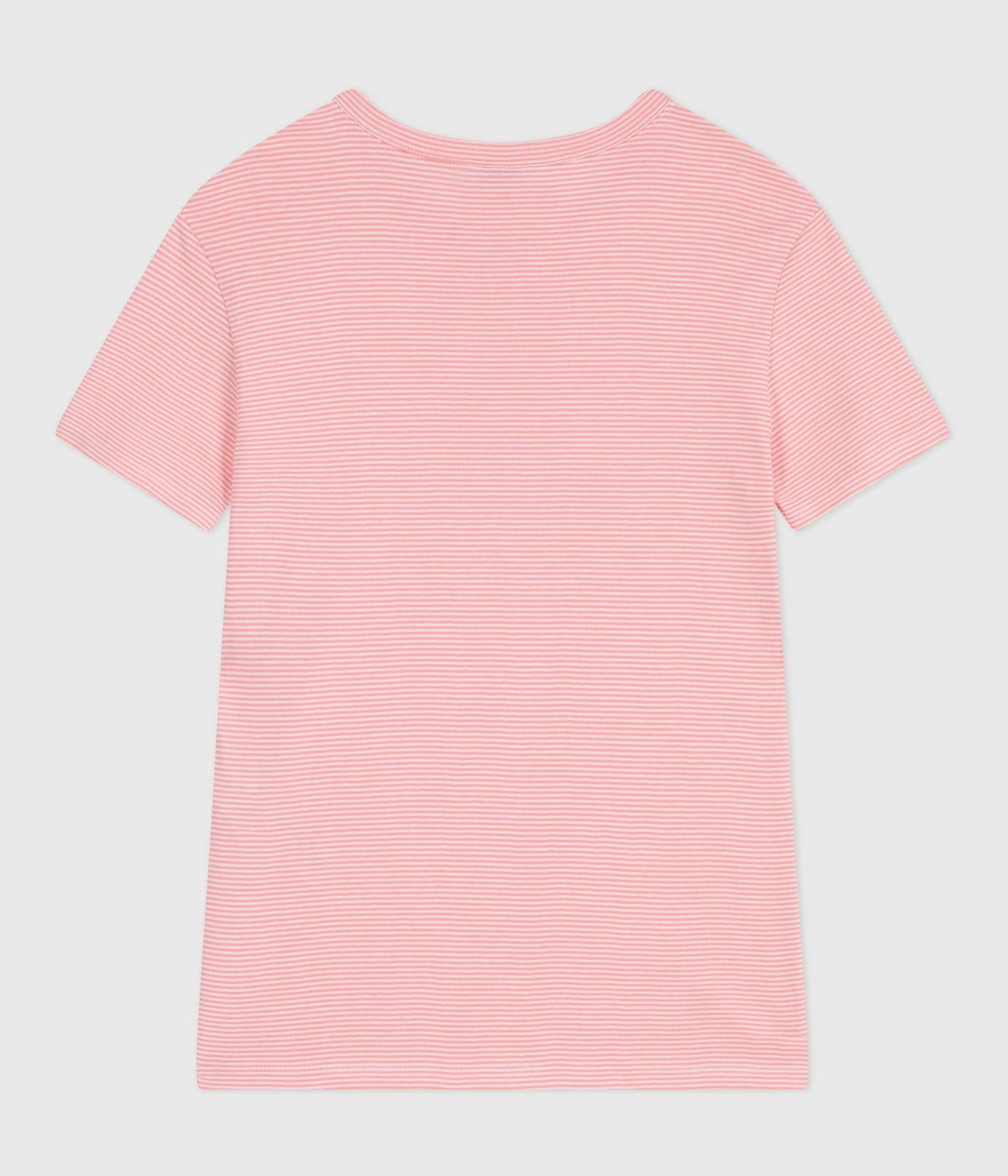 Tee-shirt femme en coton manches courtes à rayures – D1