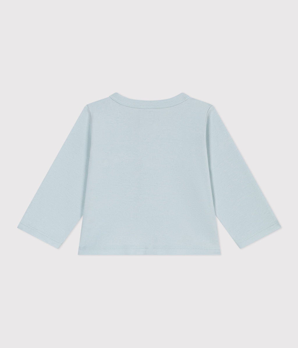 Cardigan bébé en coton uni – D1