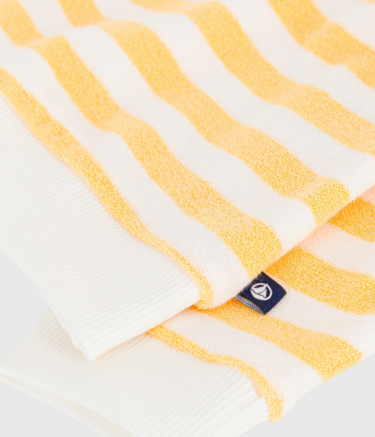 Sweatshirt à capuche bébé en coton rayé – Z1