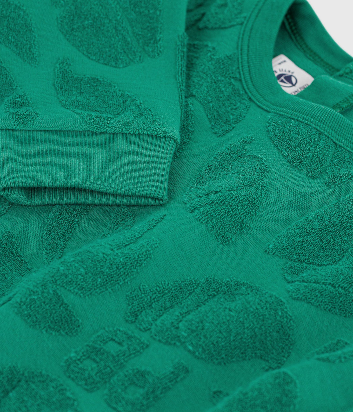 Sweatshirt à capuche bébé en coton motifs palmiers – Z1