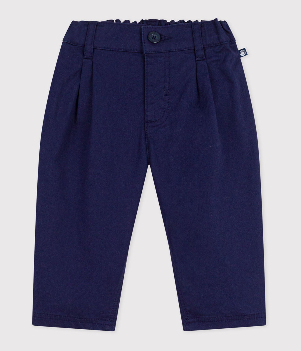 Pantalon bébé en serge uni – F1