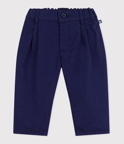 Pantalon bébé en serge uni – F1