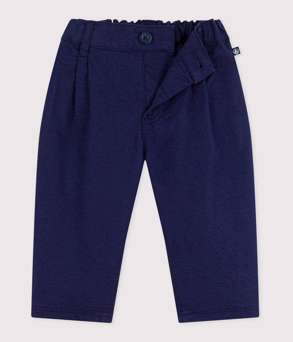 Pantalon bébé en serge uni – F2