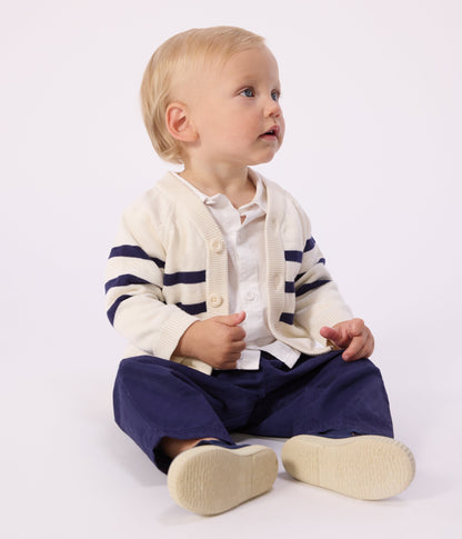 Pantalon bébé en serge uni – J2