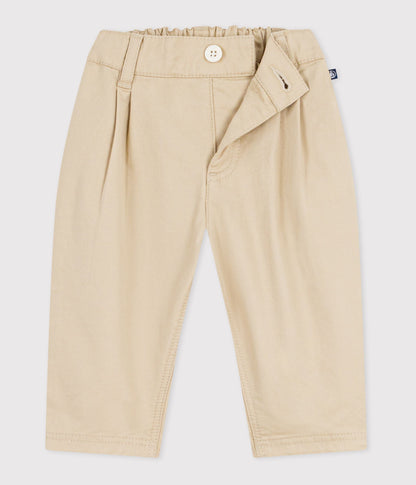 Pantalon bébé en serge uni – F2