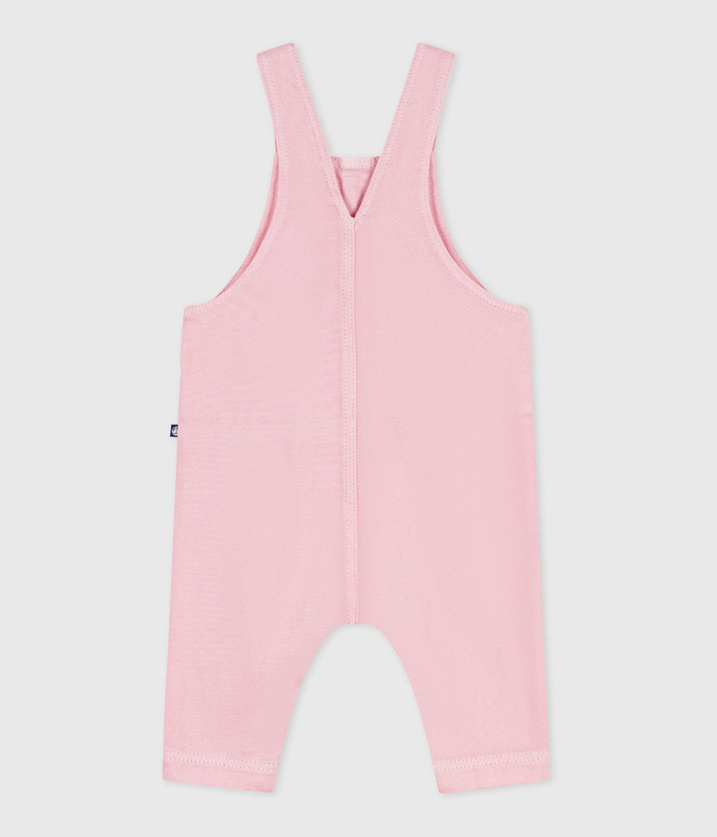 Salopette longue bébé en coton, unie – D1