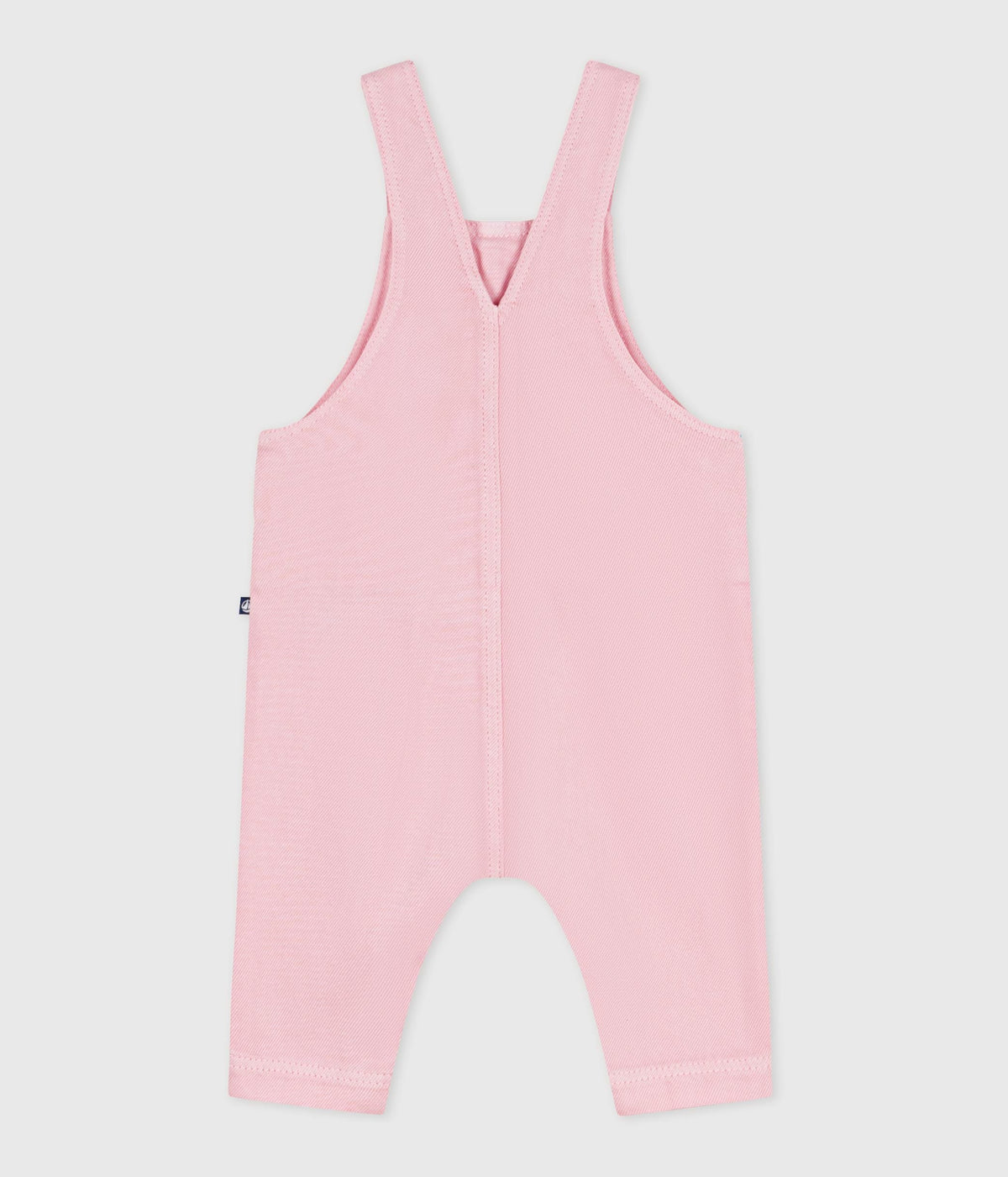 Salopette longue bébé en coton, unie – D1