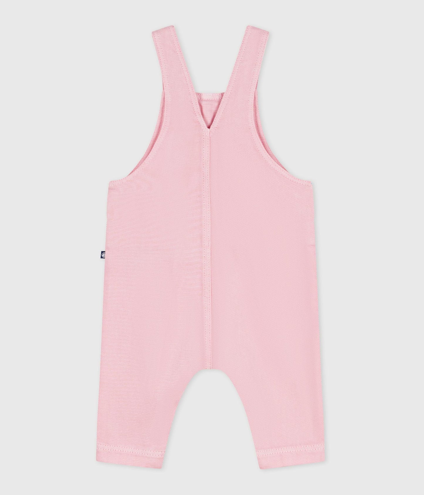 Salopette longue bébé en coton, unie – D1