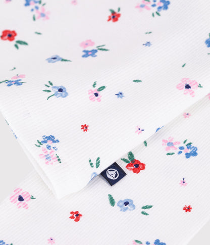 Cardigan enfant en coton imprimé fleurs – Z1