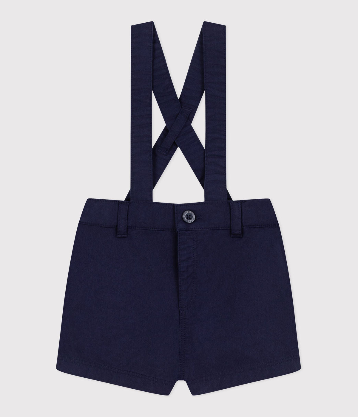 Short à bretelles court en serge bébé – F1