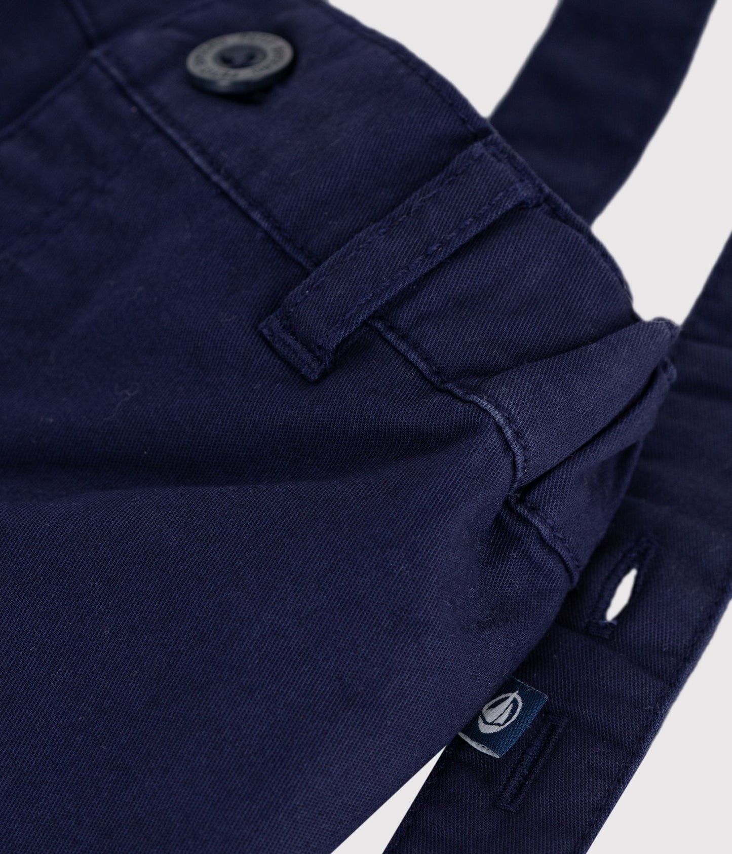 Short à bretelles court en serge bébé – Z1