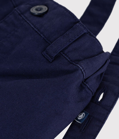 Short à bretelles court en serge bébé – Z1