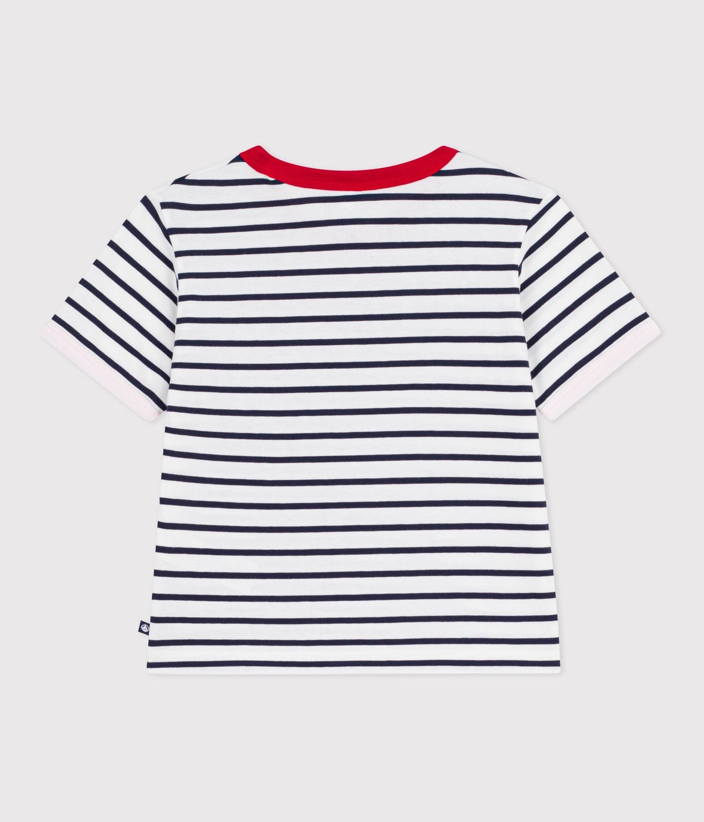 Tee-shirt enfant manches courtes en coton à rayures – D1