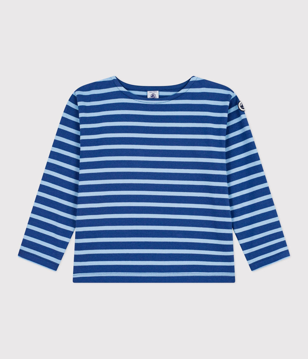 Marinière enfant en coton à rayures – F1