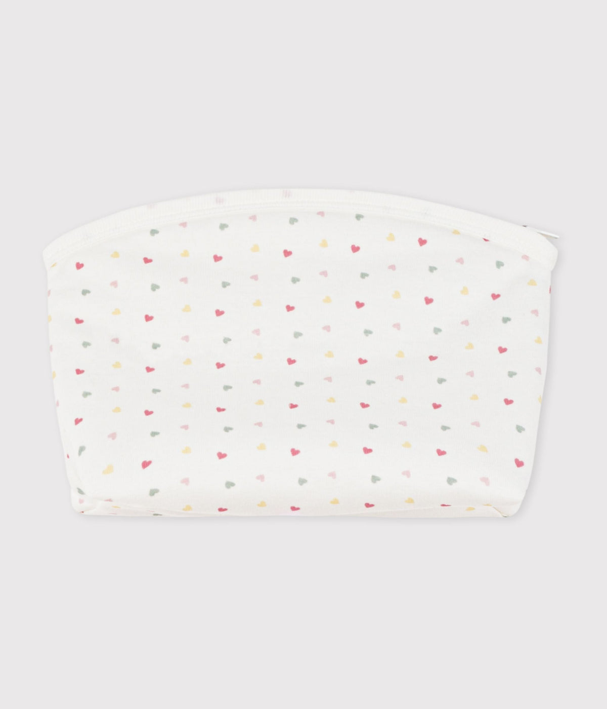 Pochette bébé en coton imprimé petits cœurs – D1