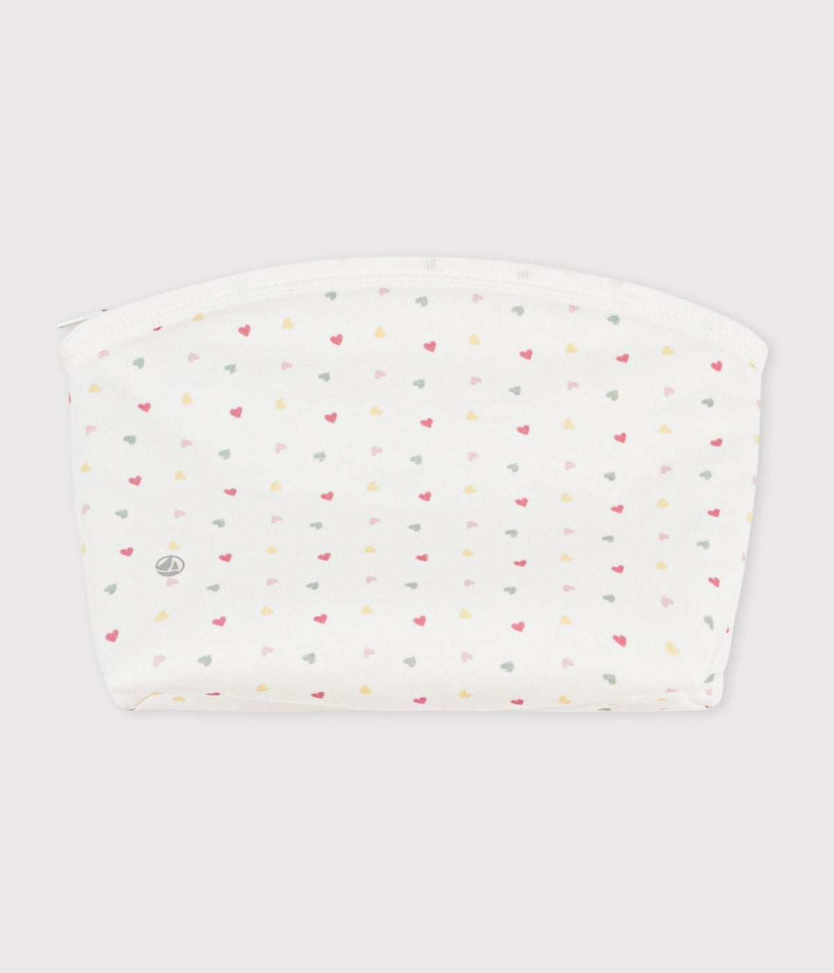 Pochette bébé en coton imprimé petits cœurs – F1