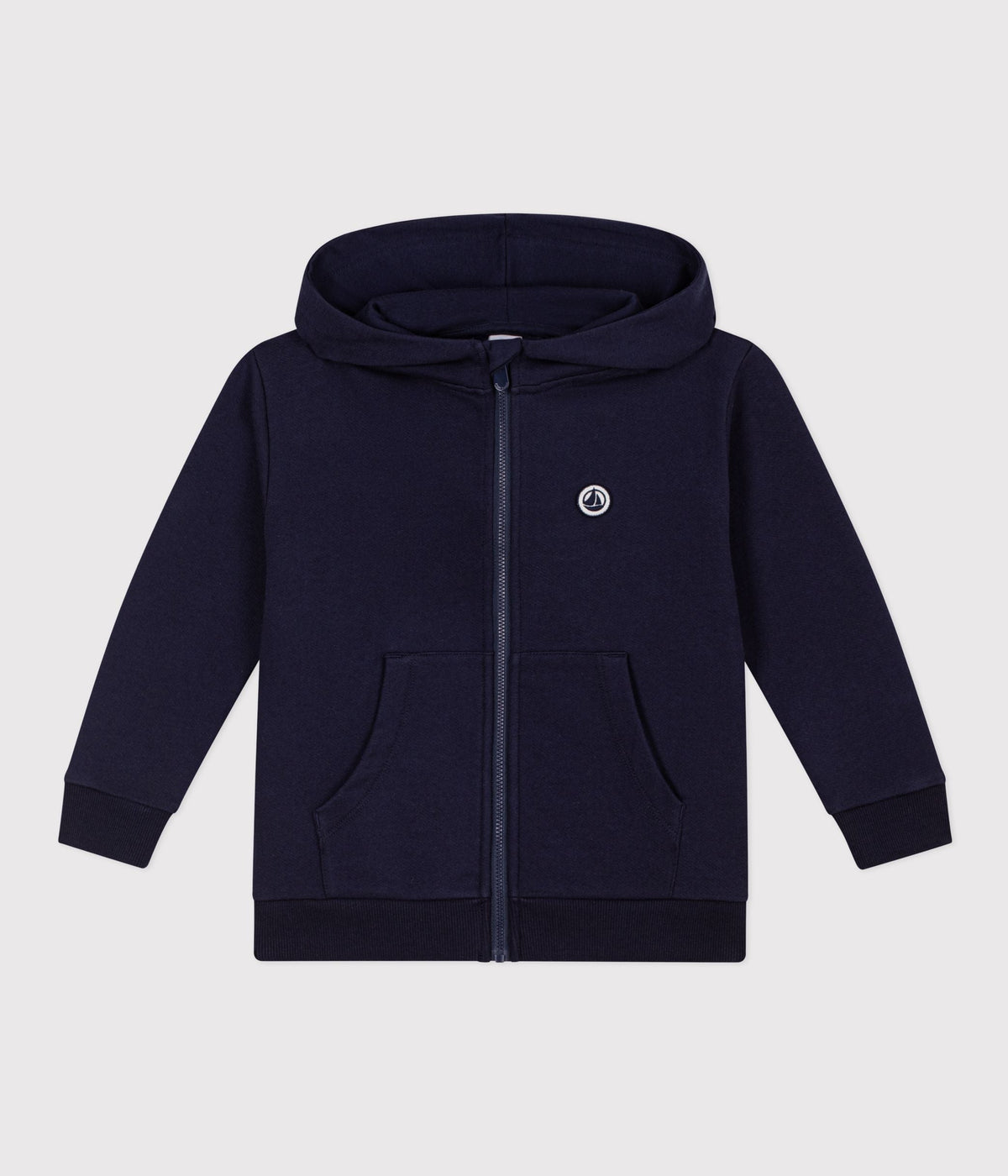 Sweatshirt à capuche zippé enfant en coton – F1