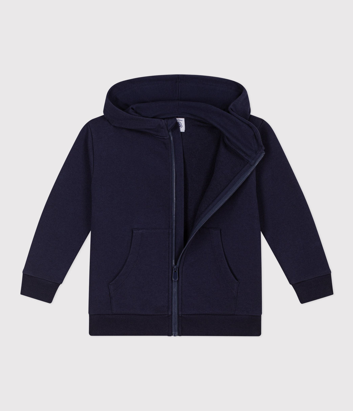 Sweatshirt à capuche zippé enfant en coton – F2
