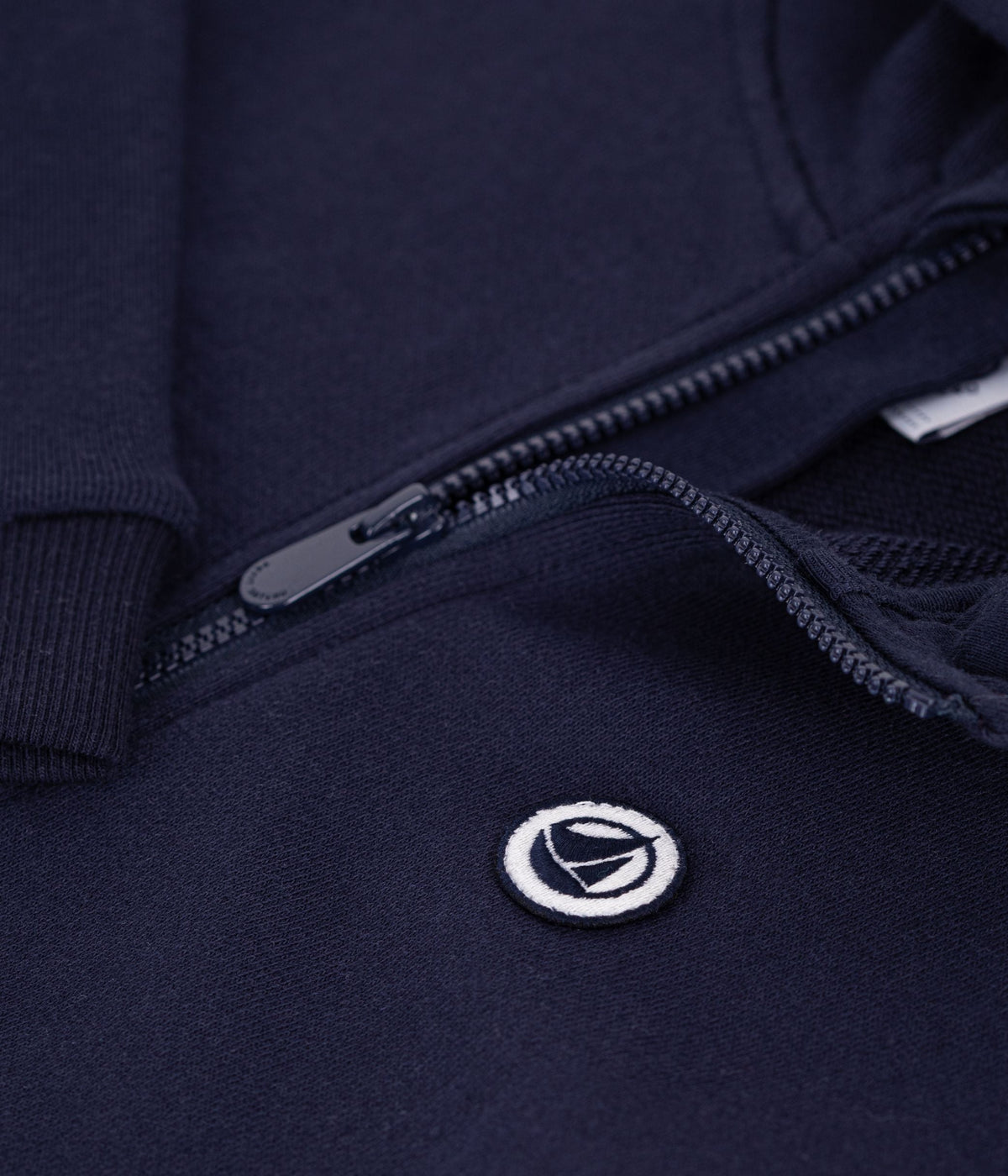 Sweatshirt à capuche zippé enfant en coton – Z1