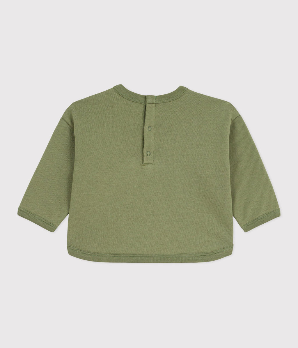 Sweatshirt à capuche bébé en coton à motifs – D1