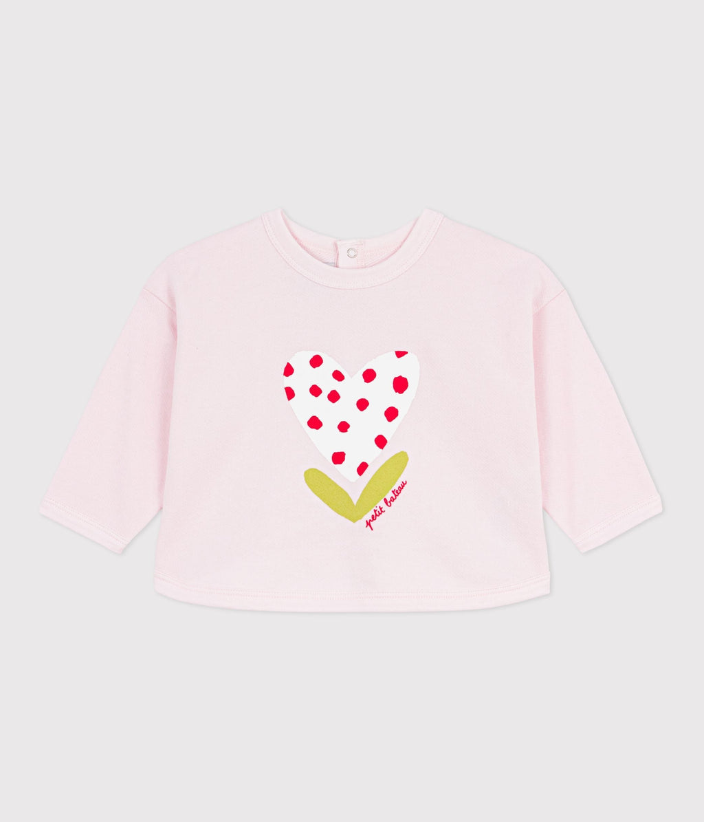 Sweatshirt à capuche bébé en coton à motifs – F1