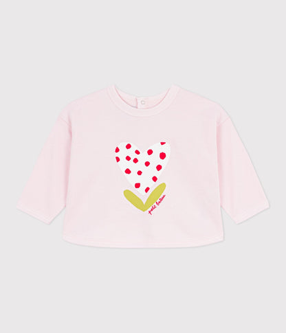 Sweatshirt à capuche bébé en coton à motifs – F1