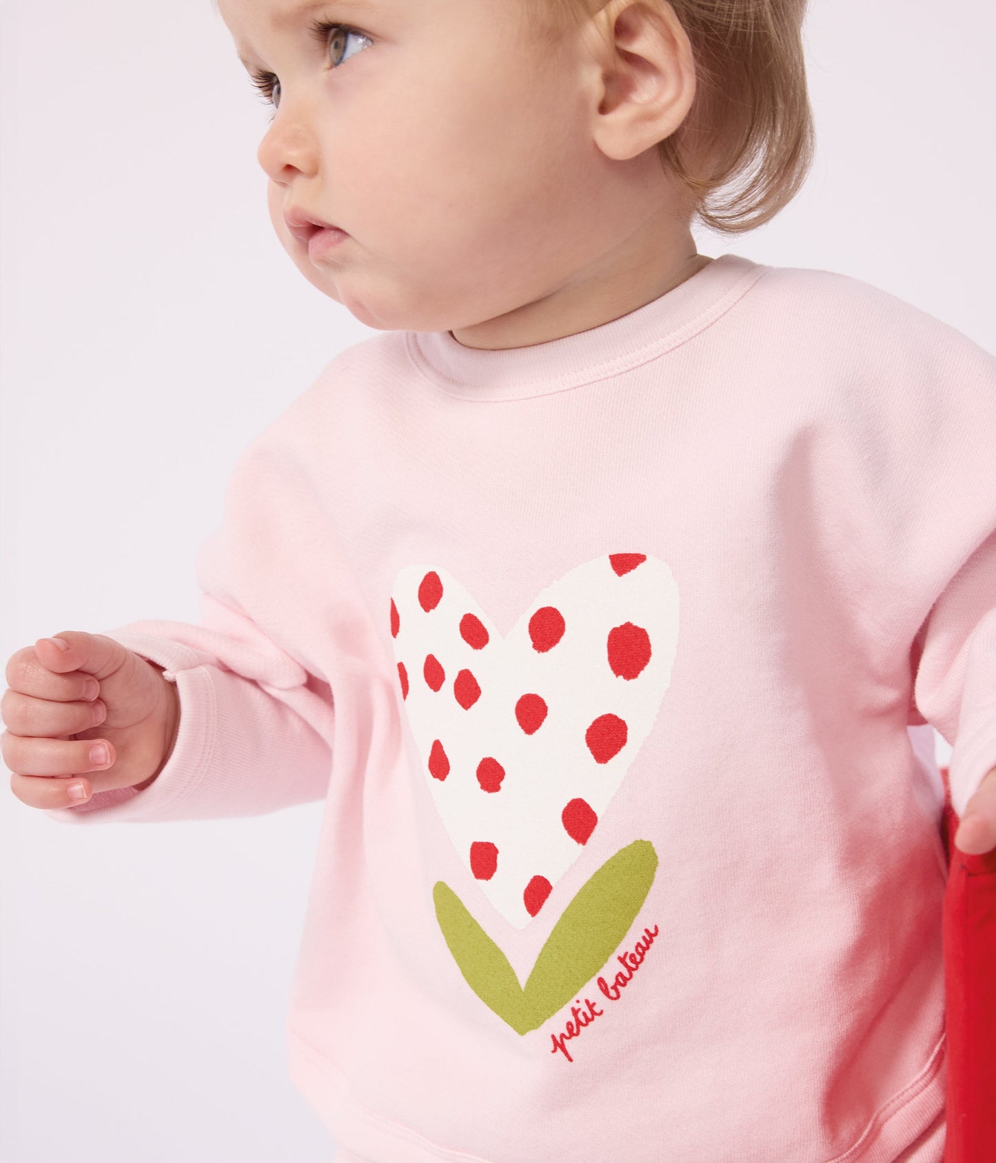 Sweatshirt à capuche bébé en coton à motifs – J3