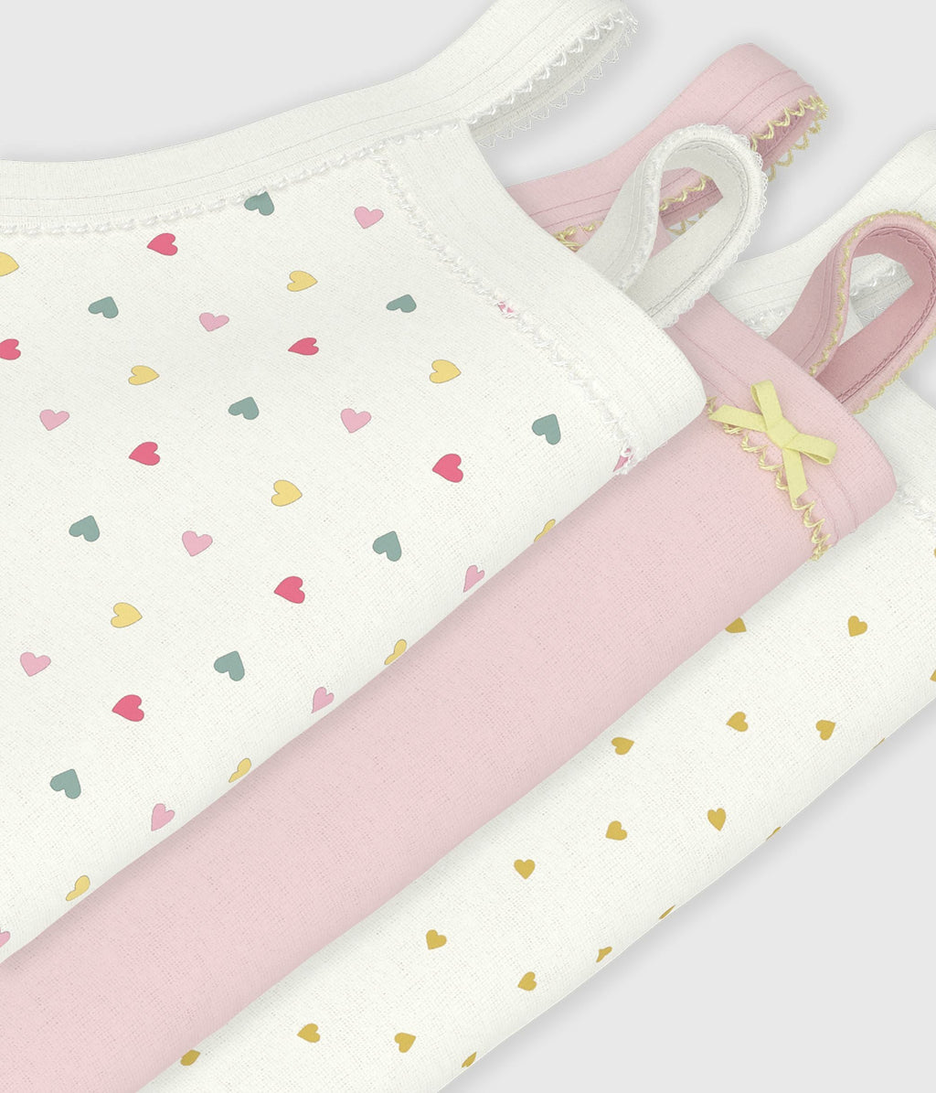 Lot de bodies bretelles en coton bébé – Z1