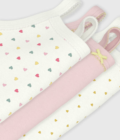 Lot de bodies bretelles en coton bébé – Z1