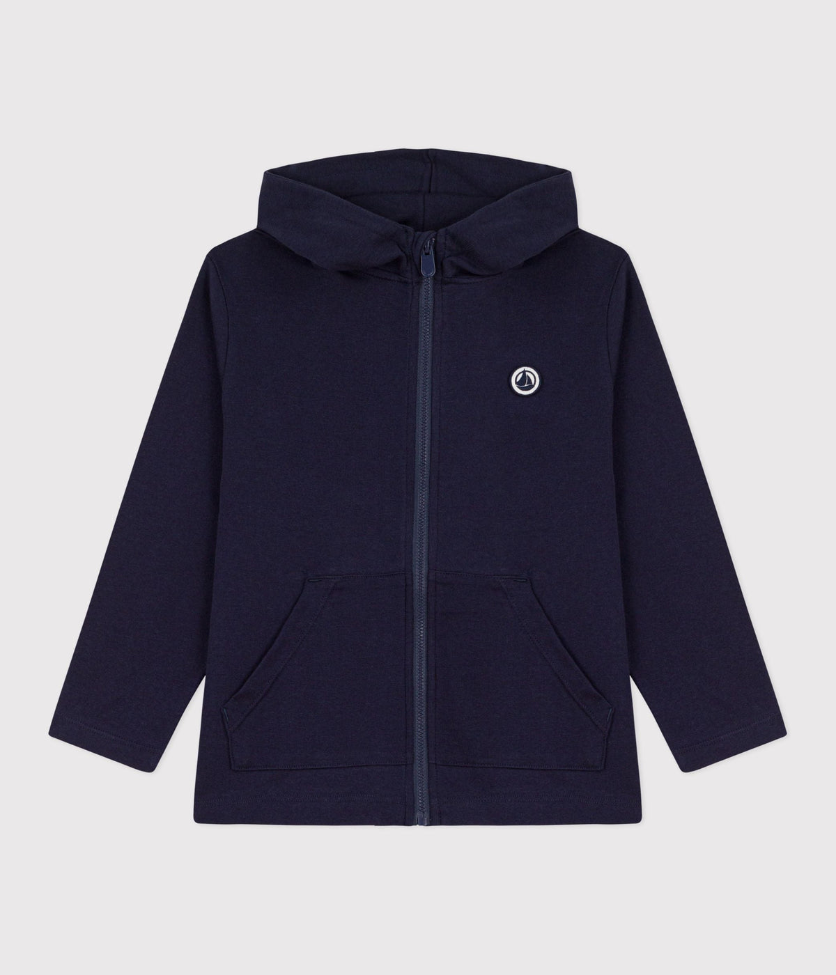 Sweatshirt à capuche zippé enfant en coton – F1