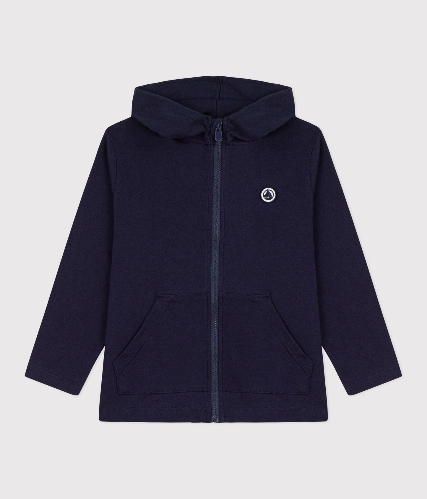 Sweatshirt à capuche zippé enfant en coton – F1