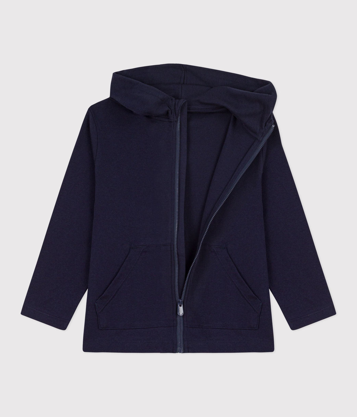 Sweatshirt à capuche zippé enfant en coton – F2