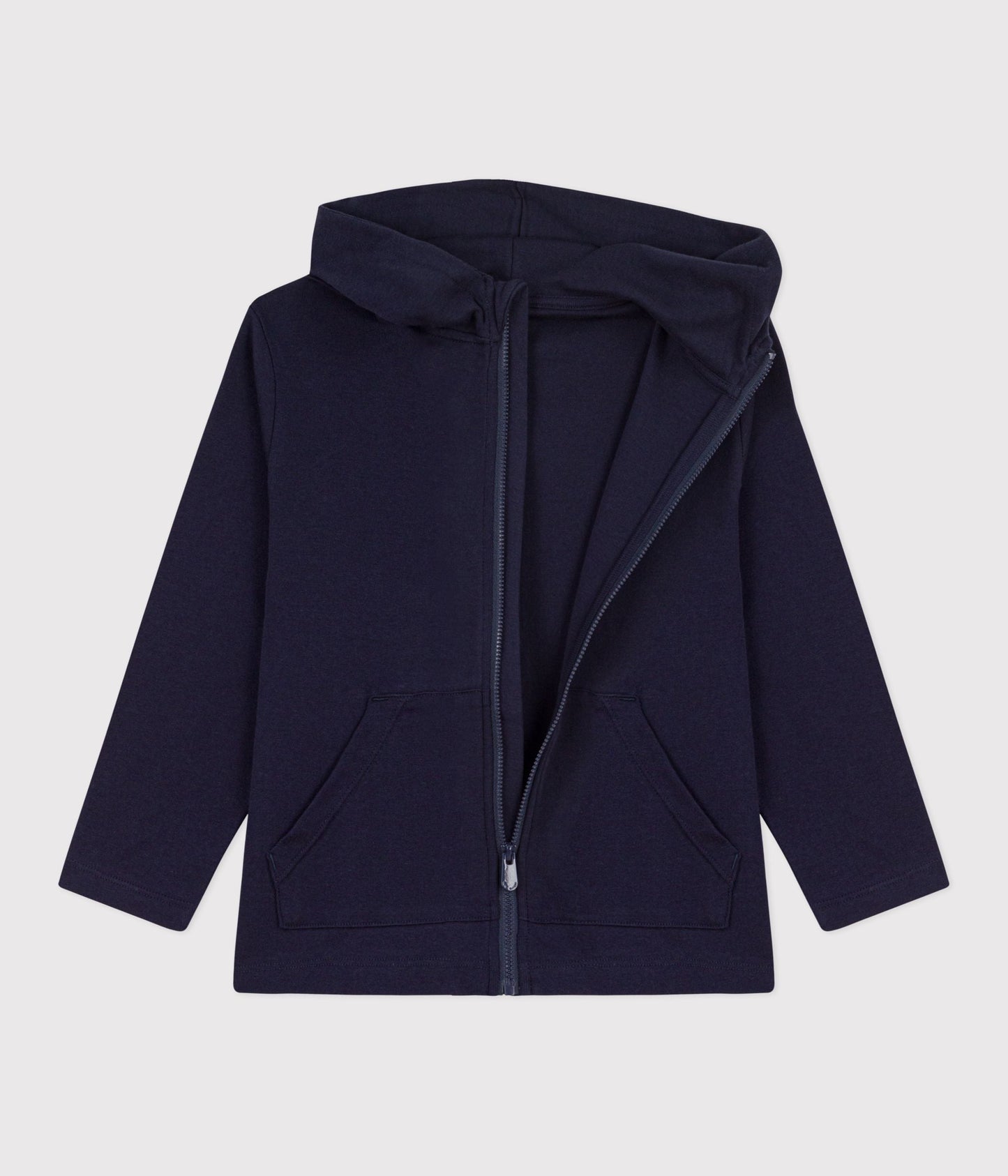 Sweatshirt à capuche zippé enfant en coton – F2