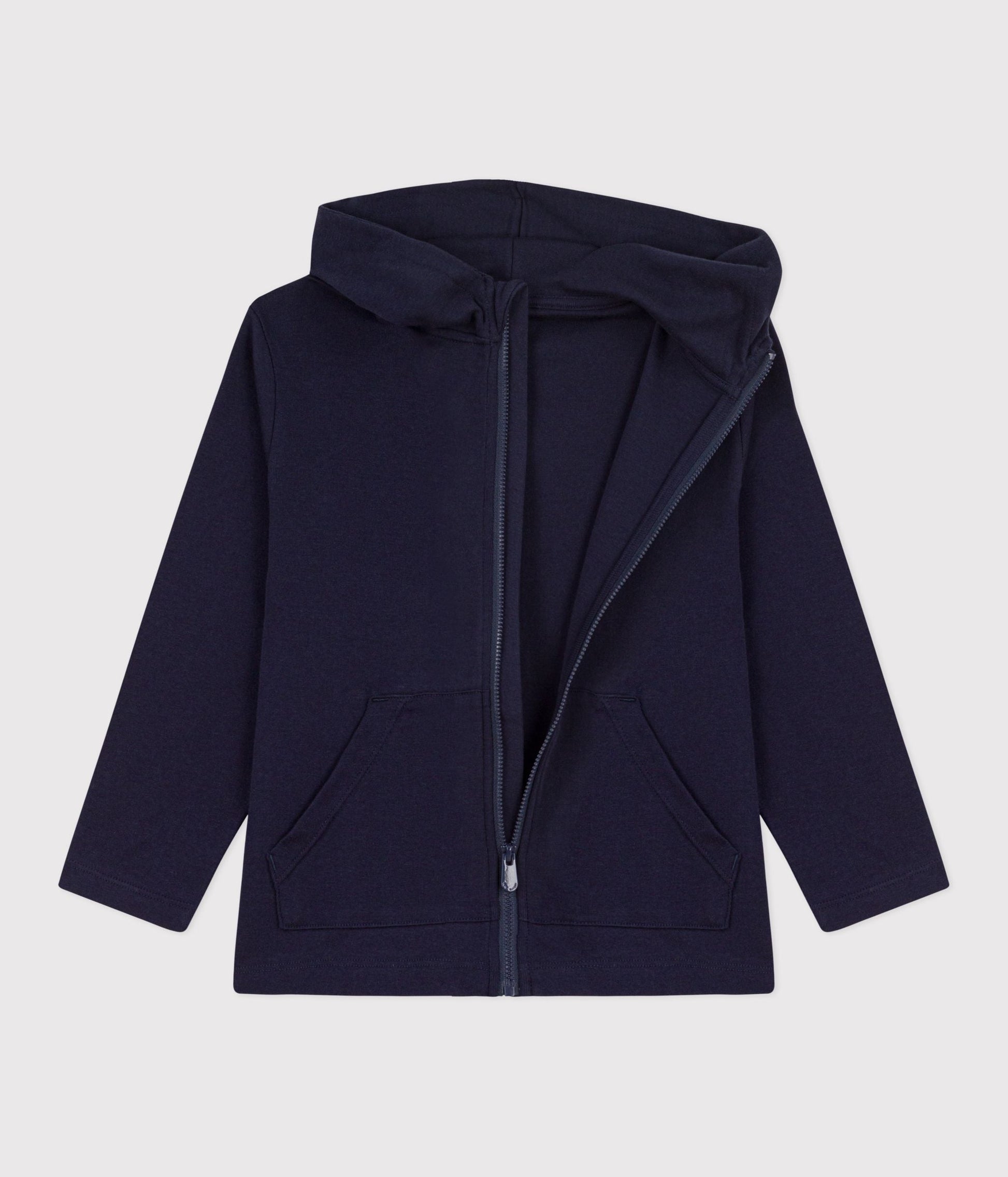 Sweatshirt à capuche zippé enfant en coton – F2
