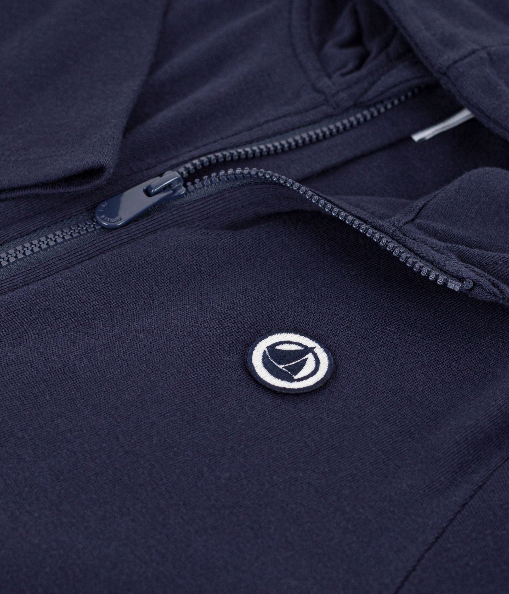 Sweatshirt à capuche zippé enfant en coton – Z1
