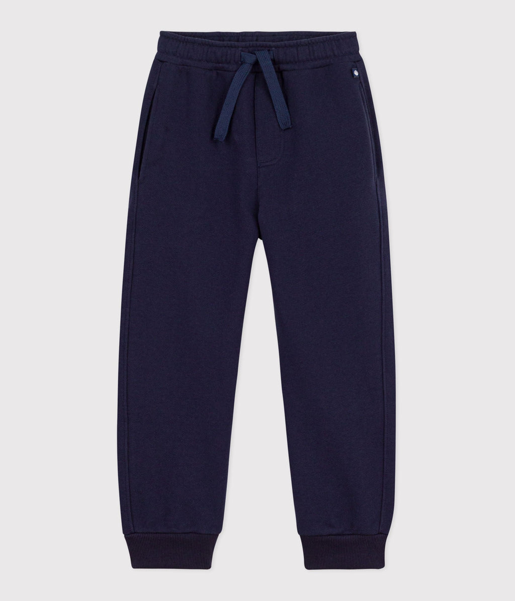 Pantalon de jogging enfant en coton uni – F1