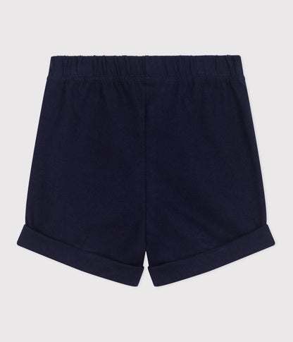 Short bébé en coton uni – D1