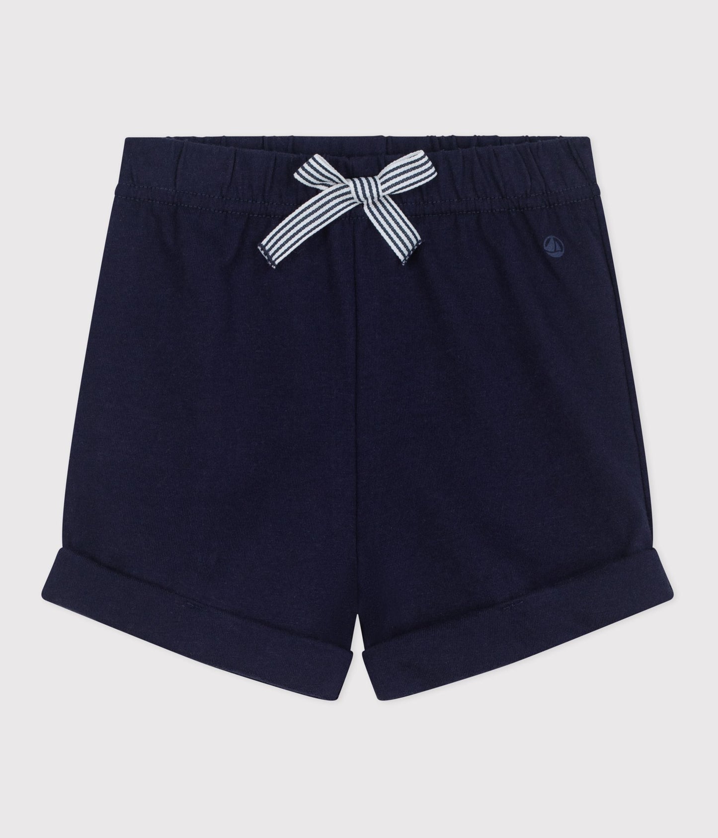 Short bébé en coton uni – F1