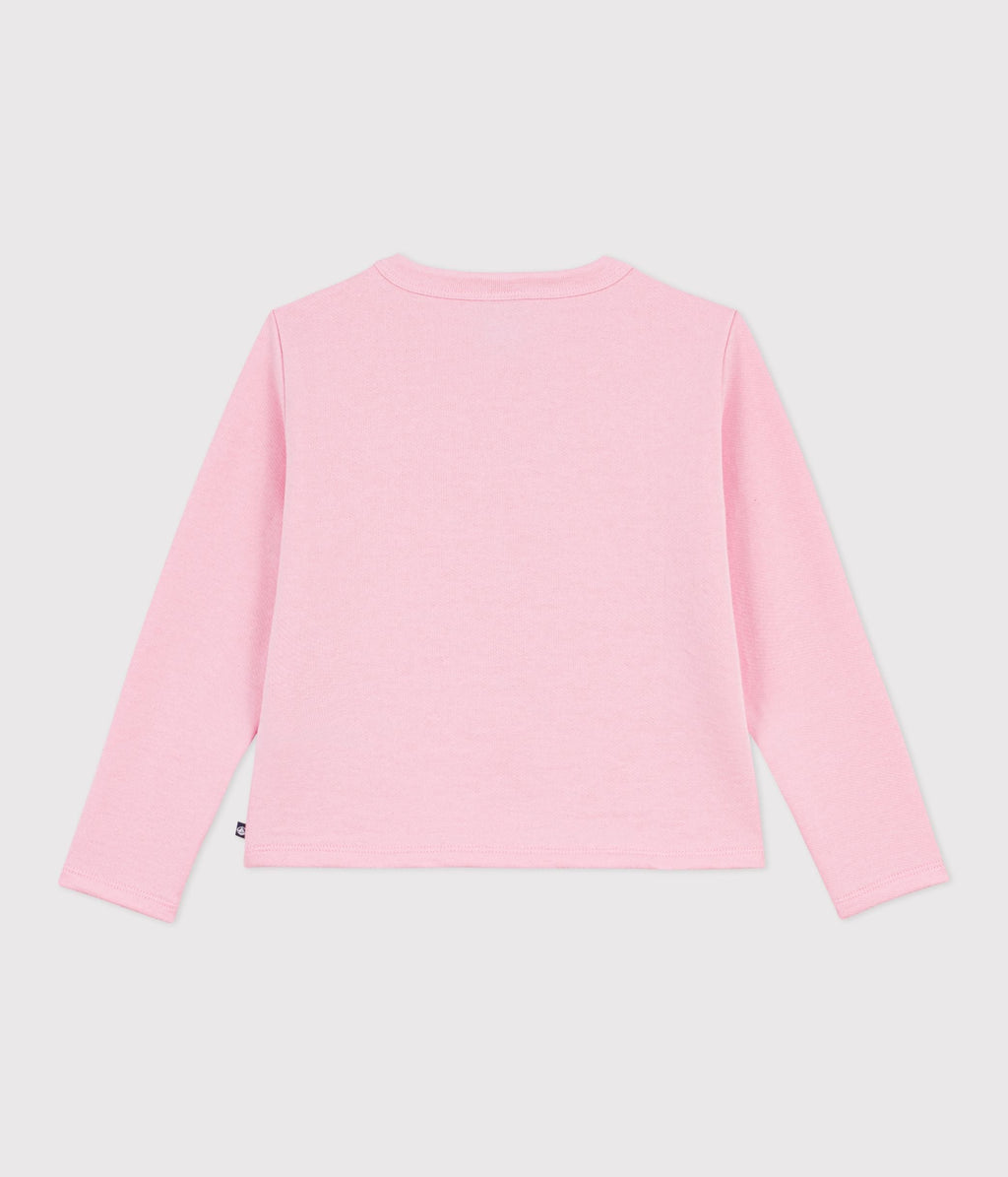 Cardigan enfant en coton uni – D1