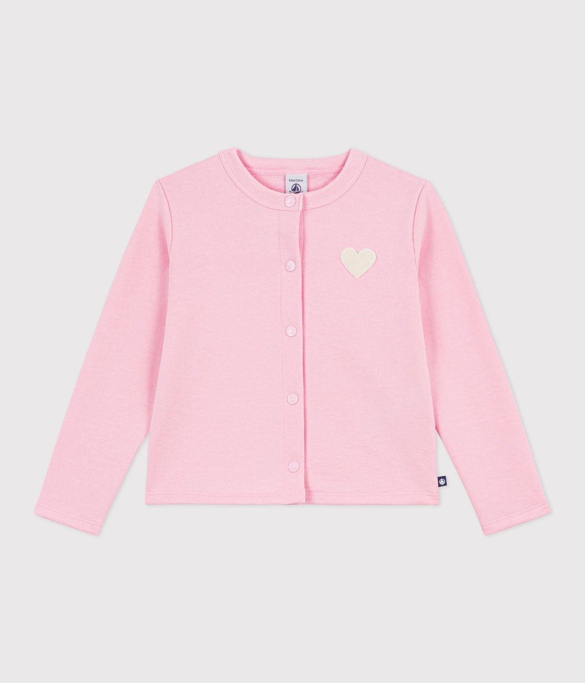 Cardigan enfant en coton uni – F1