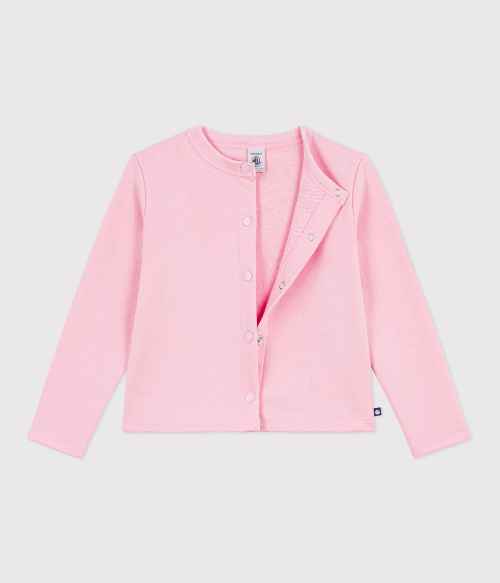 Cardigan enfant en coton uni – F2